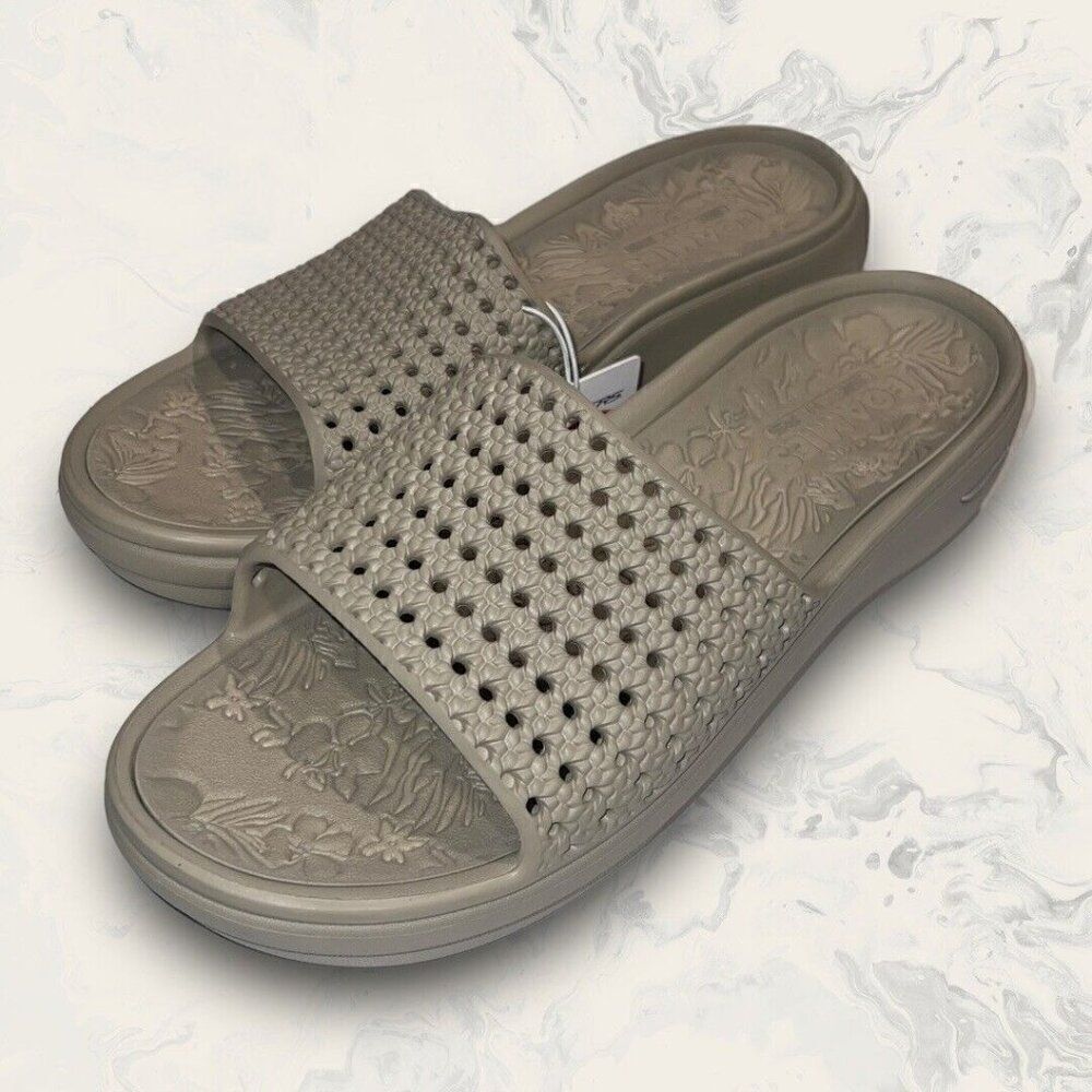 Skechers Sandals Foamies Arch Fit Ascend-Darling-111230 Sandal Womens Size 11